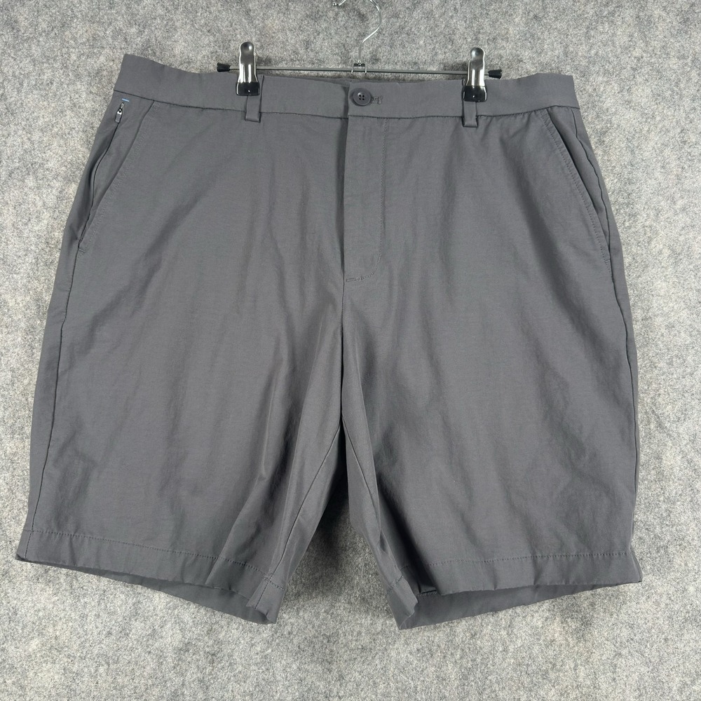 Vineyard Vines On-The-Go Shorts Mens 36 Gray OTG 9 In Inseam Stretch Casual